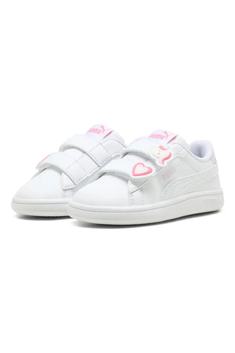 Puma Sneakers bianche con velcro e dettagli fantasiosi miniatura 2