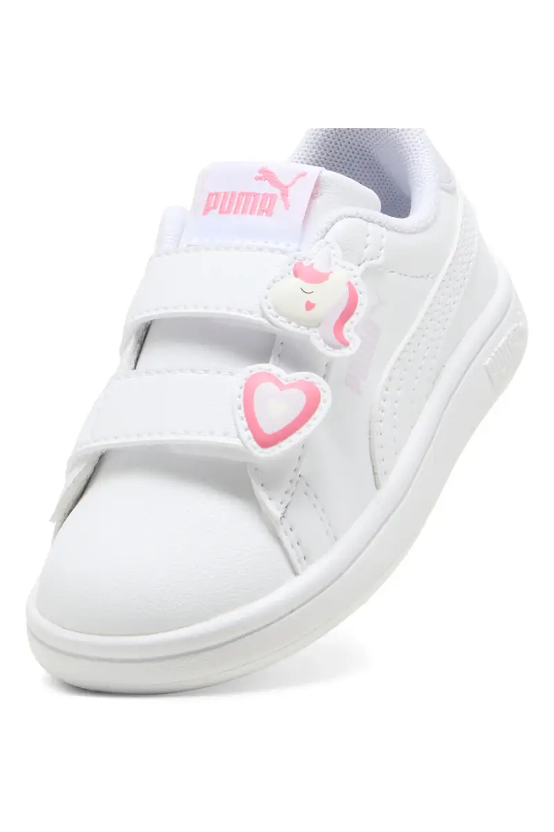 Puma Sneakers bianche con velcro e dettagli fantasiosi miniatura 5