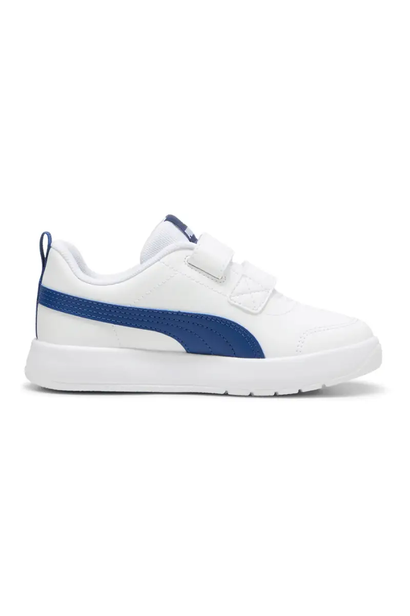 Sneakers bianche e blu con strappi Puma Courtflex V3 V Ps [BIANCO miniatura 3