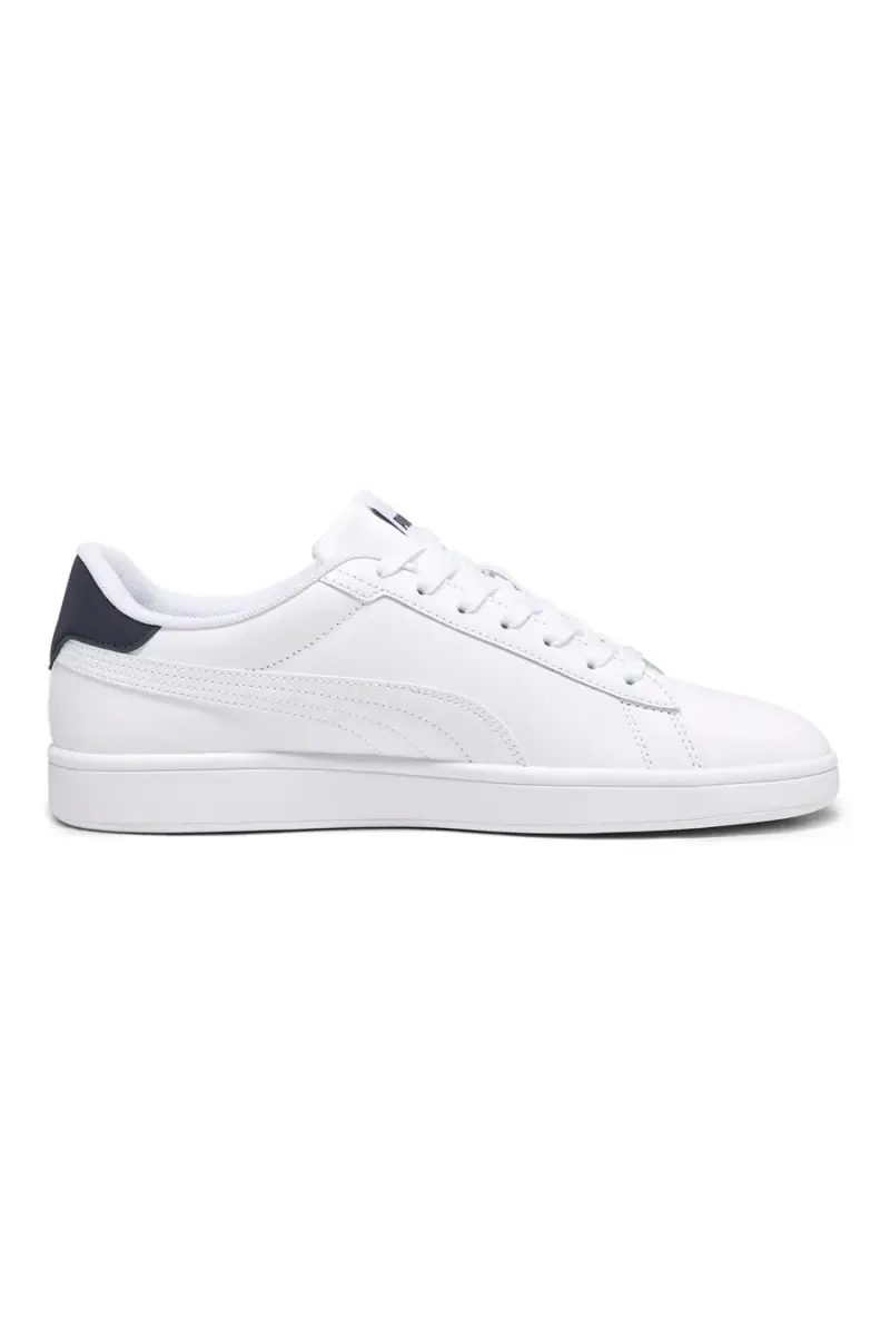 Sneakers Bianche e Blu Puma Smash 3 L [BIANCO miniatura 2