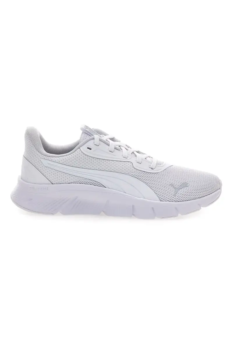 Sneakers bianche e grigio chiaro in mesh Puma FlexFocus Lite Modern Jr [WHITE