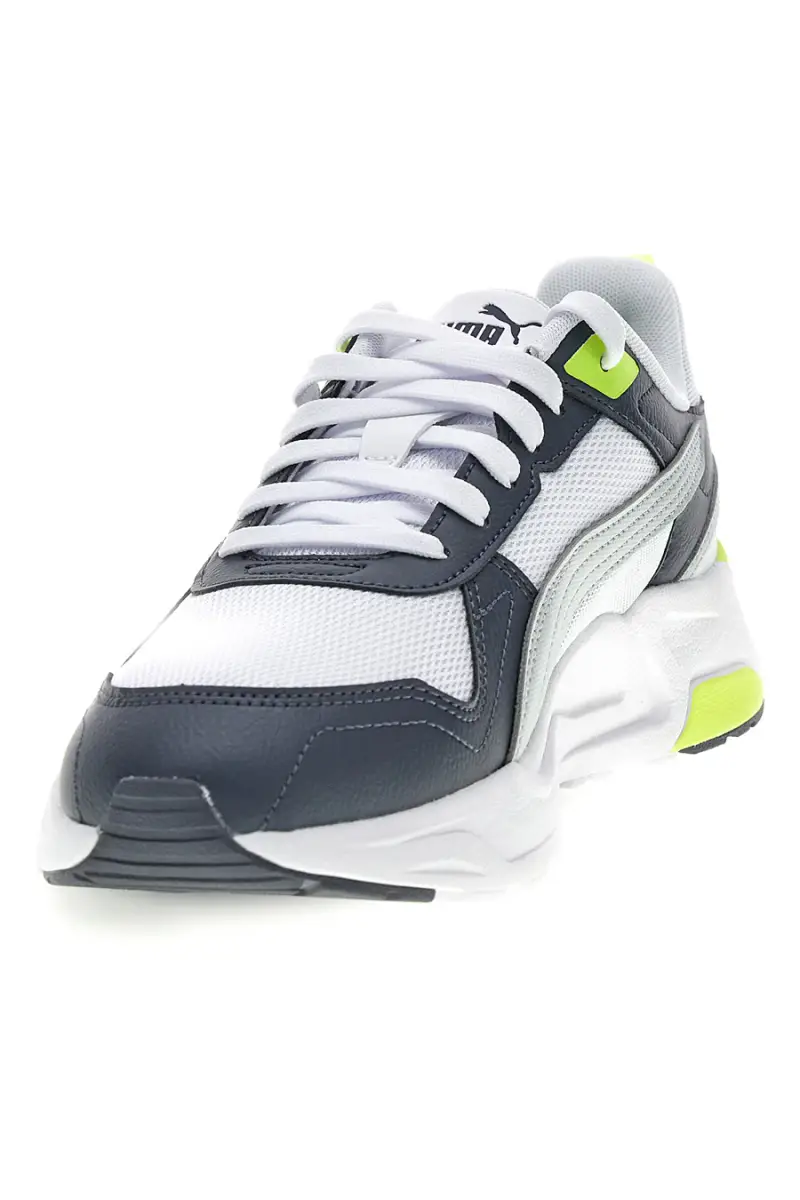 Sneakers bianche e grigio chiaro in mesh Puma Trinity 2 LT [BIANCO miniatura 3