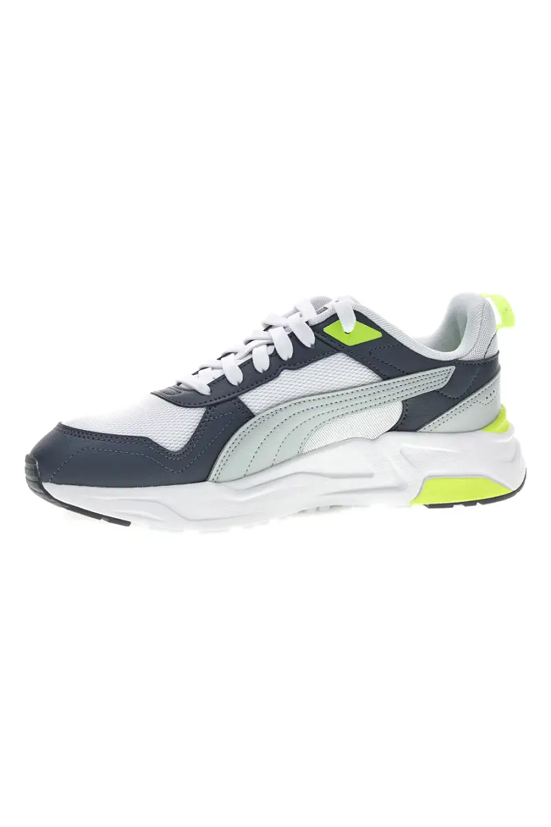 Sneakers bianche e grigio chiaro in mesh Puma Trinity 2 LT [BIANCO miniatura 4