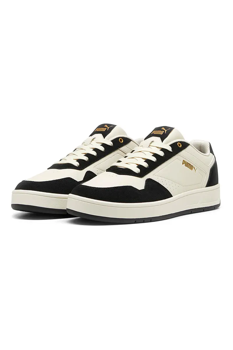 Sneakers Bianche e Marroni Puma Court Classic SD [BIANCO]