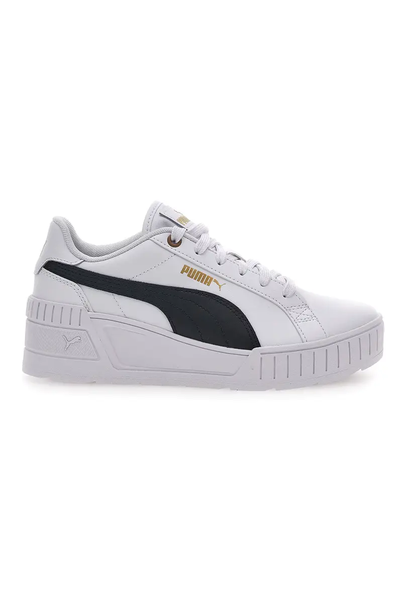Sneakers Bianche e Nere Con Platform Puma Karmen Wedge [BIANCO]