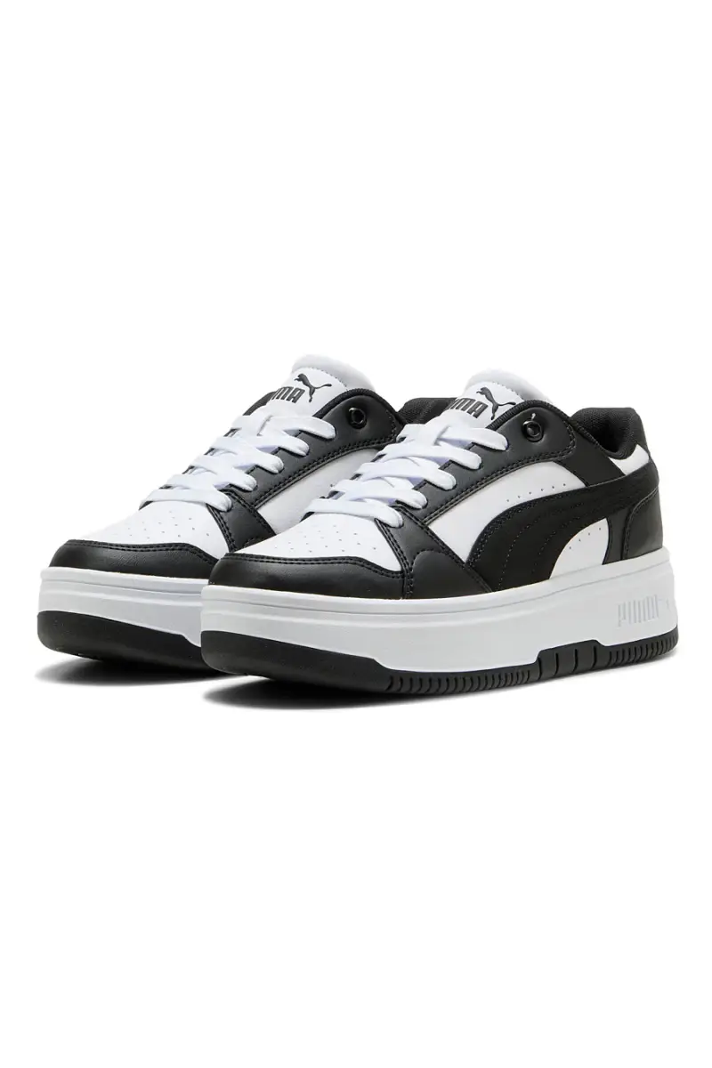 Sneakers bianche e nere platform Puma Rebound Femme Low [BIANCO miniatura 2