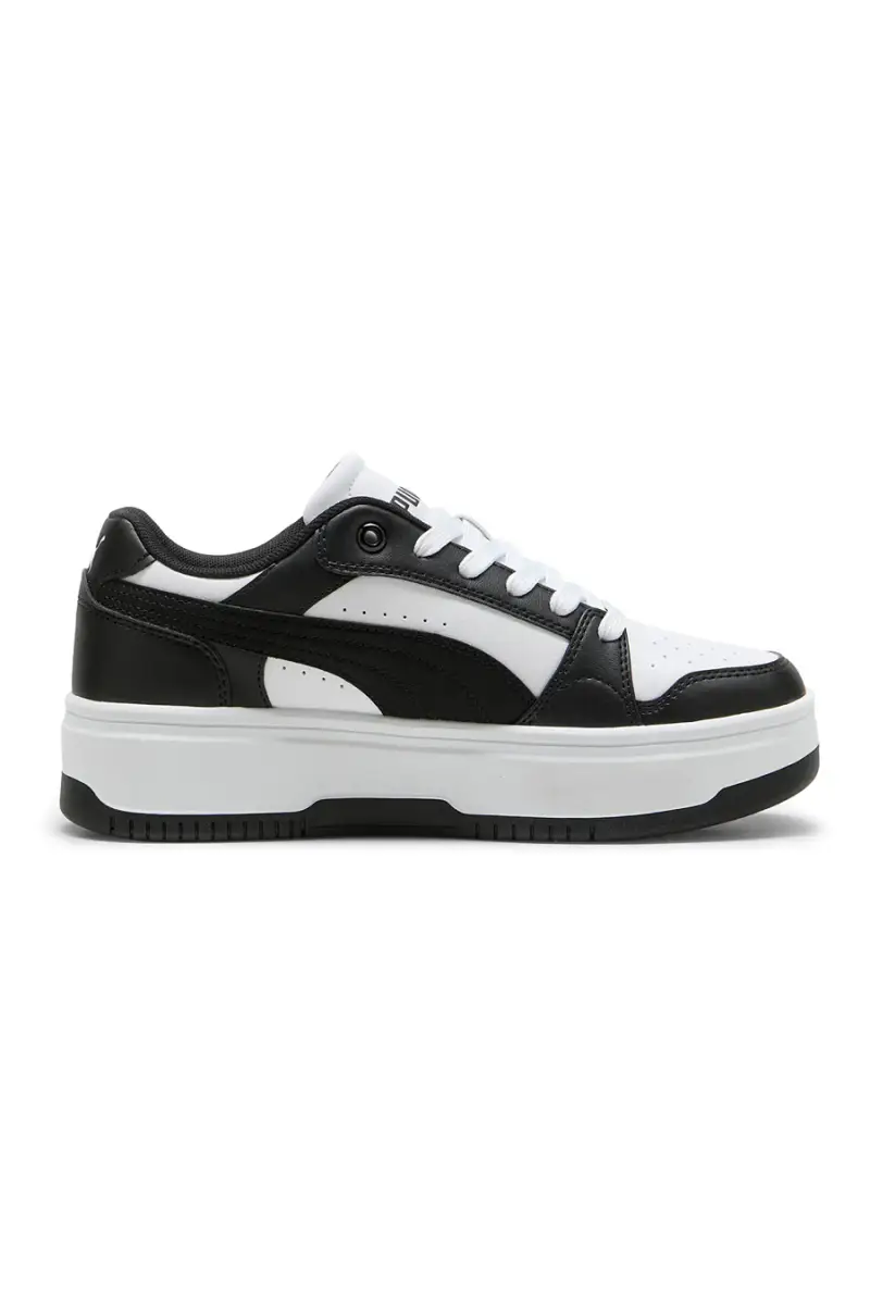 Sneakers bianche e nere platform Puma Rebound Femme Low [BIANCO miniatura 3