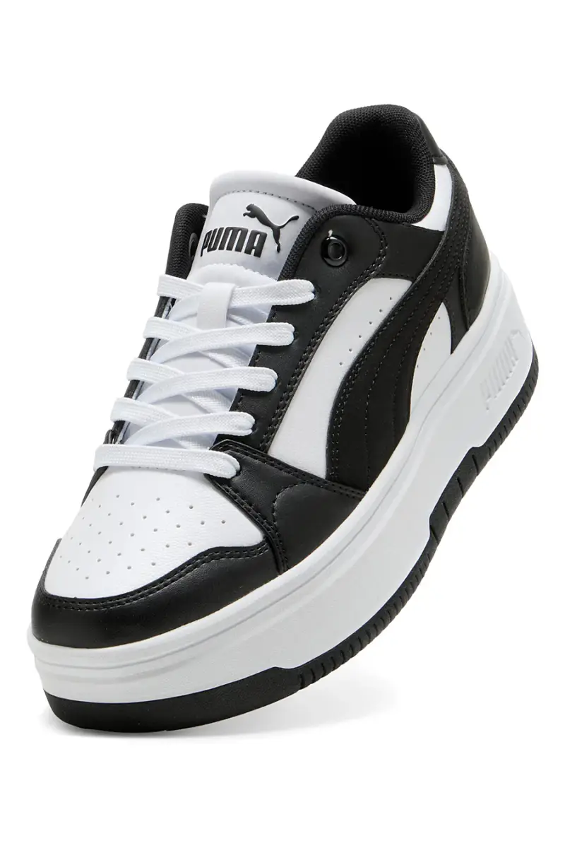 Sneakers bianche e nere platform Puma Rebound Femme Low [BIANCO miniatura 5