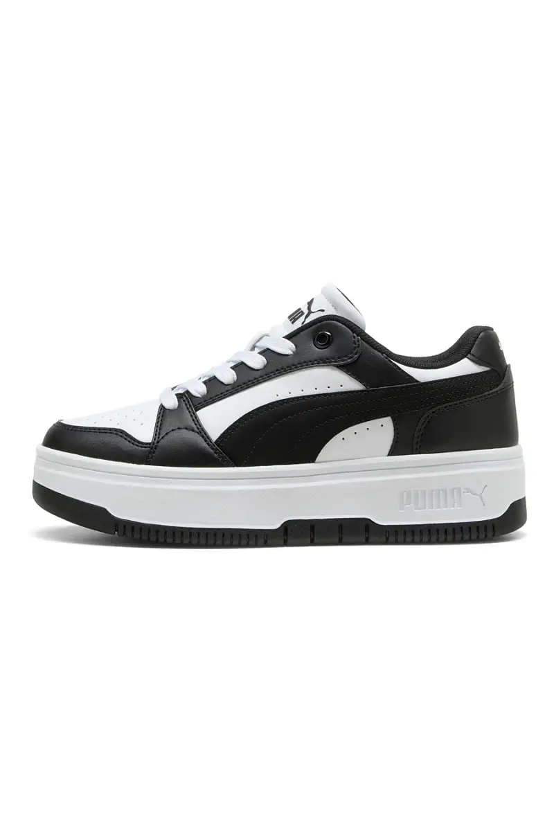 Sneakers bianche e nere platform Puma Rebound Femme Low [BIANCO