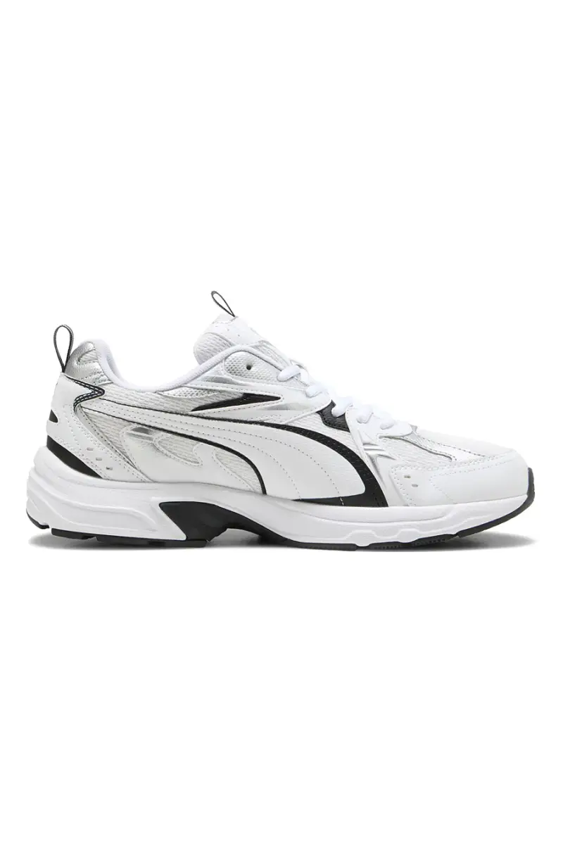 Sneakers bianche e nere stile running Puma Milenio tech [BIANCO miniatura 3