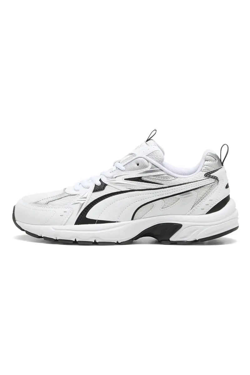 Sneakers bianche e nere stile running Puma Milenio tech [BIANCO
