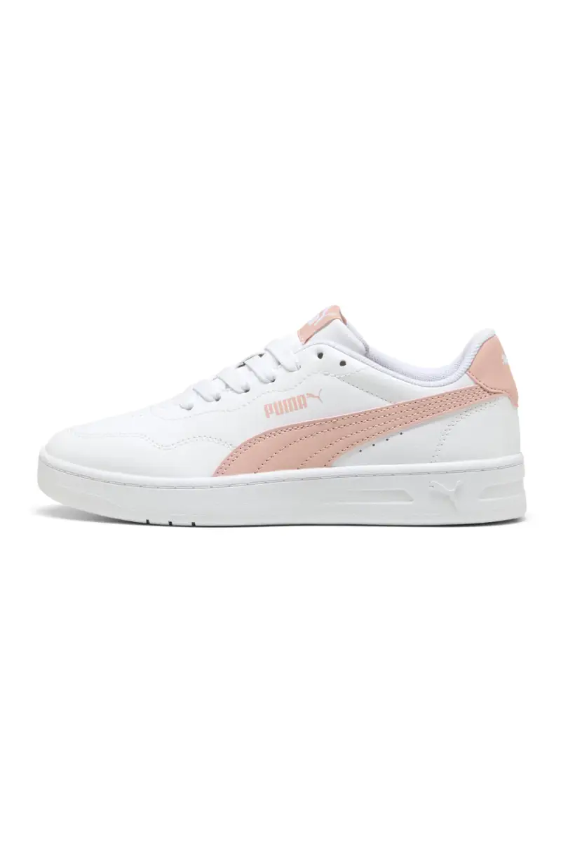 Sneakers Bianche e Rosa con Lacci Puma Court Lally JR [ROSA