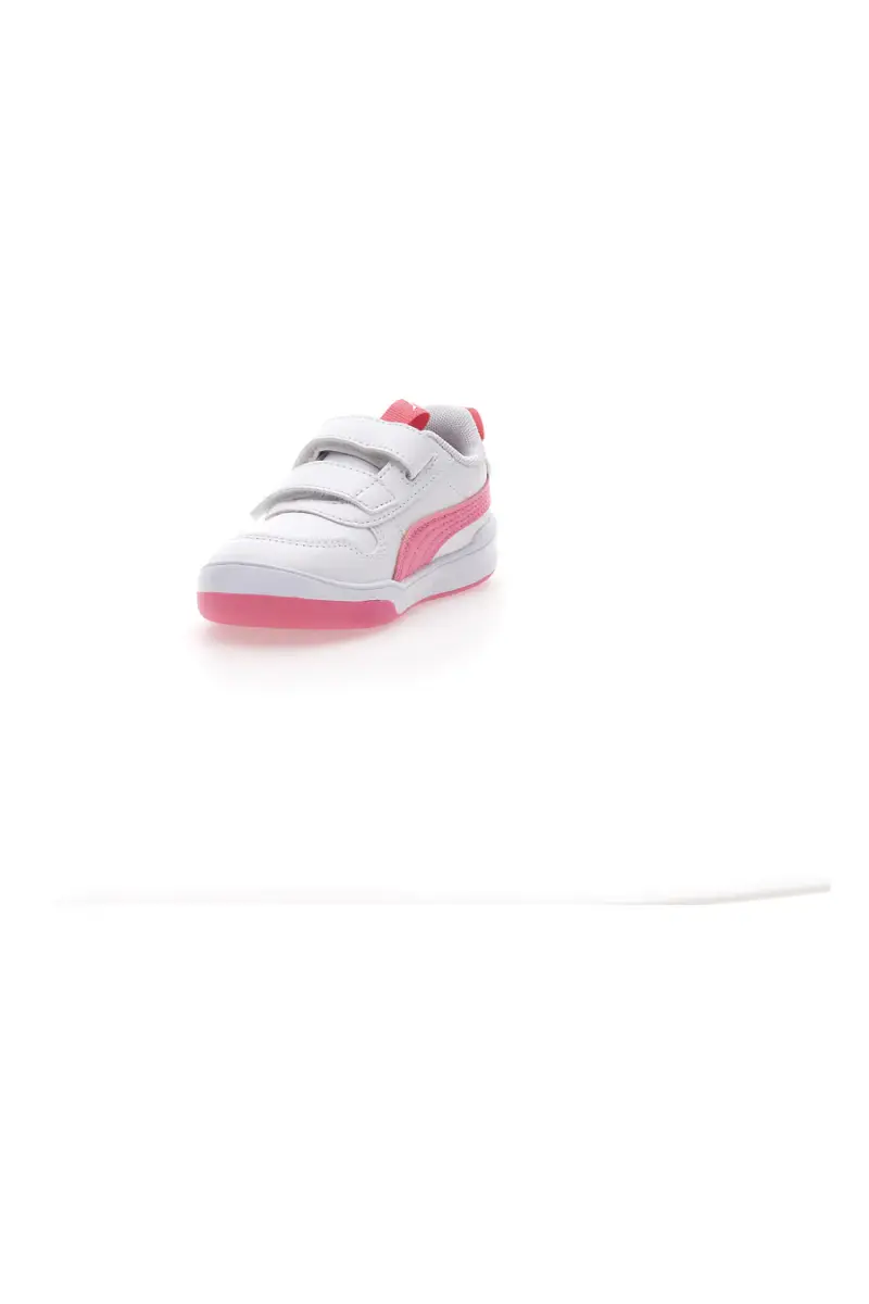 Sneakers Bianche e Rosa Con Strappi in Velcro Puma Multiflex Sl V Inf [BIANCO miniatura 3