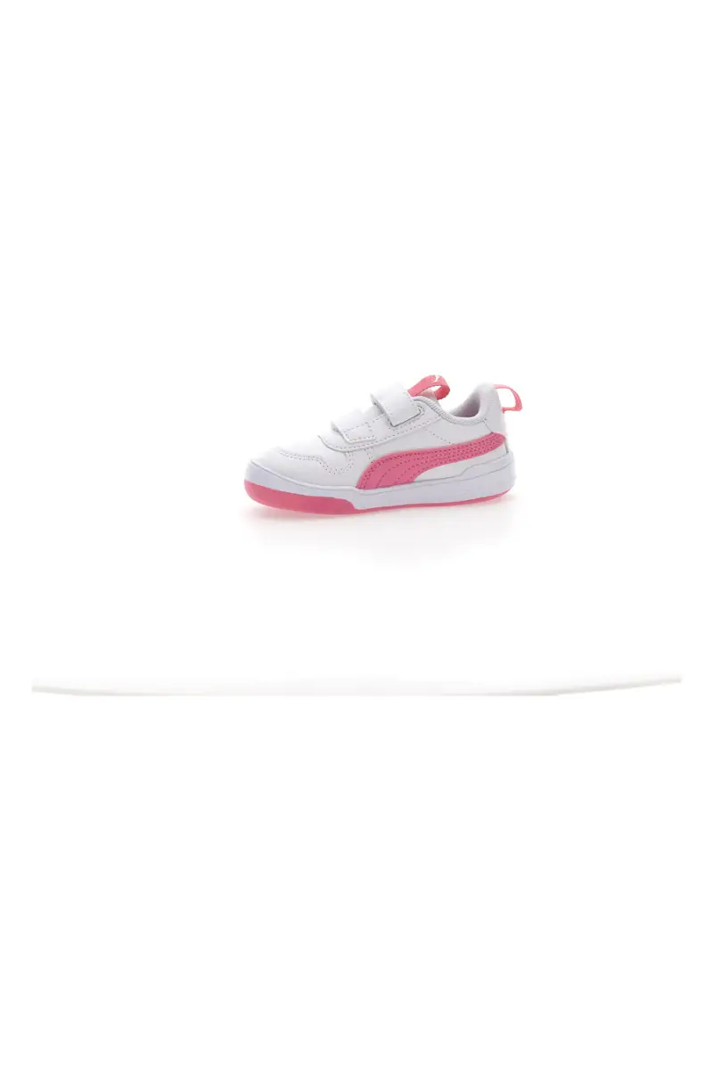 Sneakers Bianche e Rosa Con Strappi in Velcro Puma Multiflex Sl V Inf [BIANCO miniatura 4