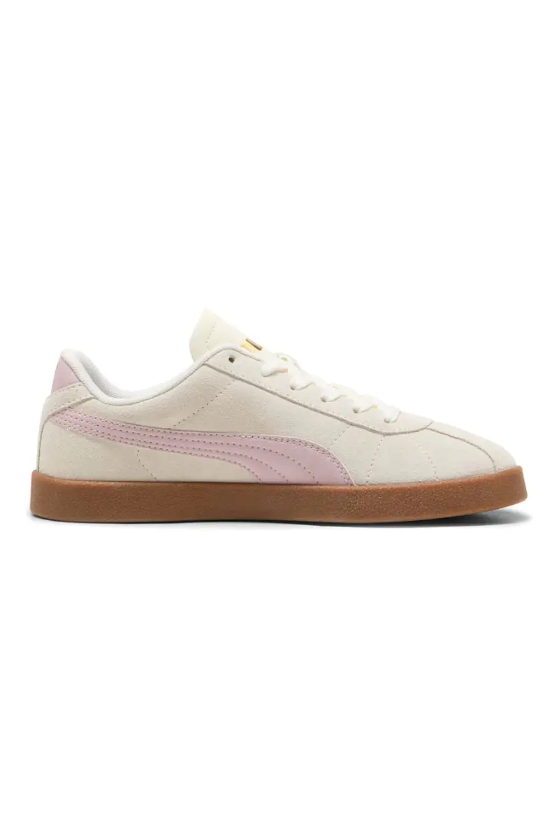 Sneakers Bianche e Rosa con Tomaia in Pelle Puma Club II [BIANCO miniatura 3