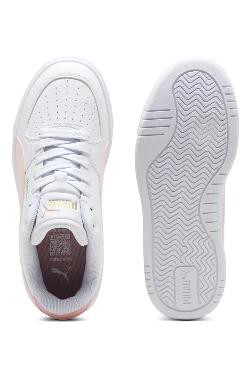 Sneakers bianche e rosa Puma Caven III Jr [BIANCO miniatura 5