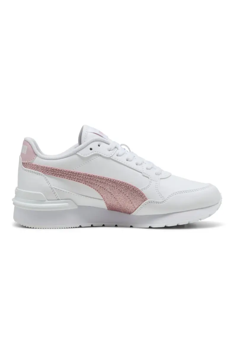 Sneakers Bianche e Rosa Puma ST Runner v4 SL Glitter Jr [BIANCO] miniatura 3