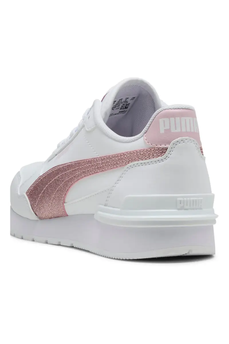 Sneakers Bianche e Rosa Puma ST Runner v4 SL Glitter Jr [BIANCO] miniatura 5