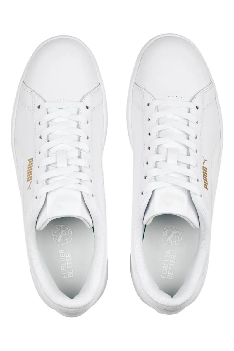 Sneakers bianche in pelle Puma Smash 3 0 L [BIANCO miniatura 5