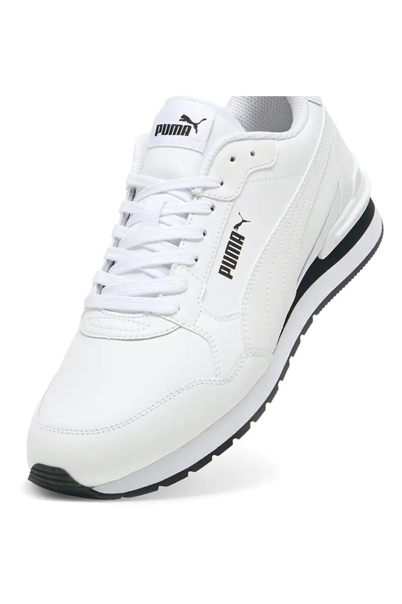 Sneakers bianche in pelle Puma ST Runner v4 L [WHITE miniatura 3