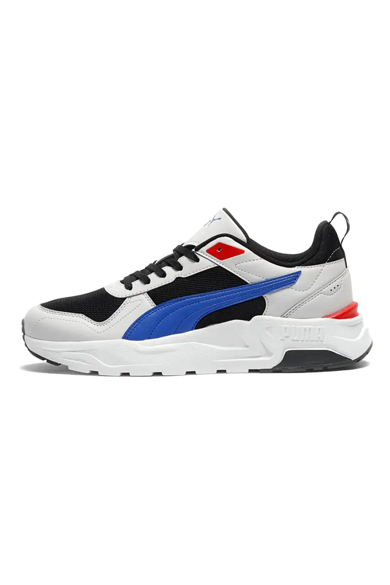 Sneakers bianche nere e blu in mesh Puma Trinity 2 LT [NERO