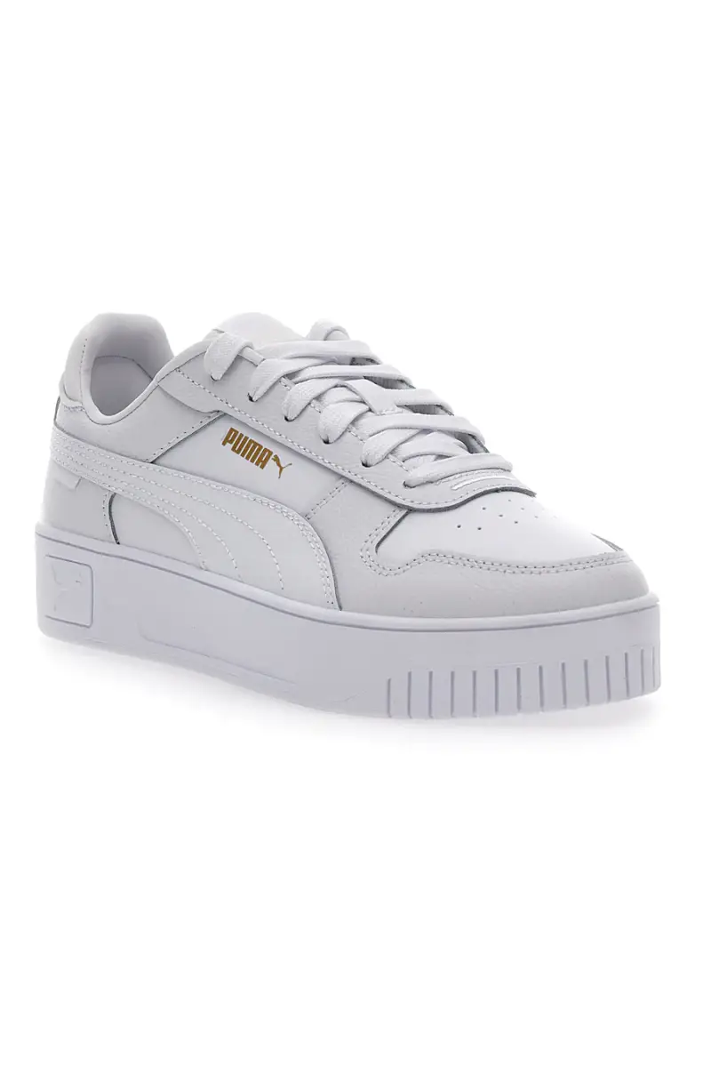 Sneakers Bianche Platform Puma Carina Street JR [BIANCO] miniatura 2