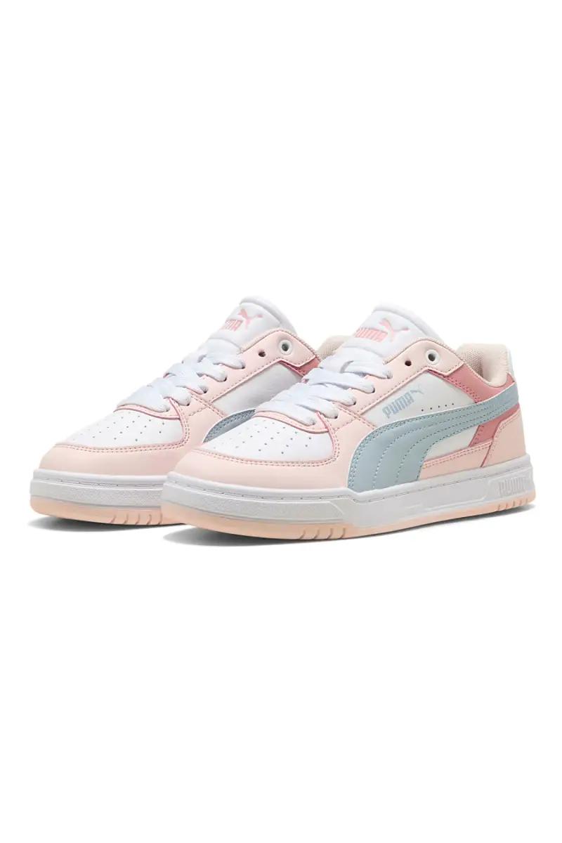 Sneakers bianche rosa e azzurre Puma Caven III Block Jr [BIANCO miniatura 2