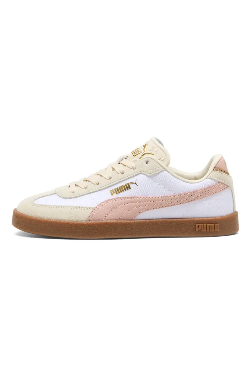 Sneakers bianco rosa in tessuto e pelle Puma Club II Era Cv [BEIGE