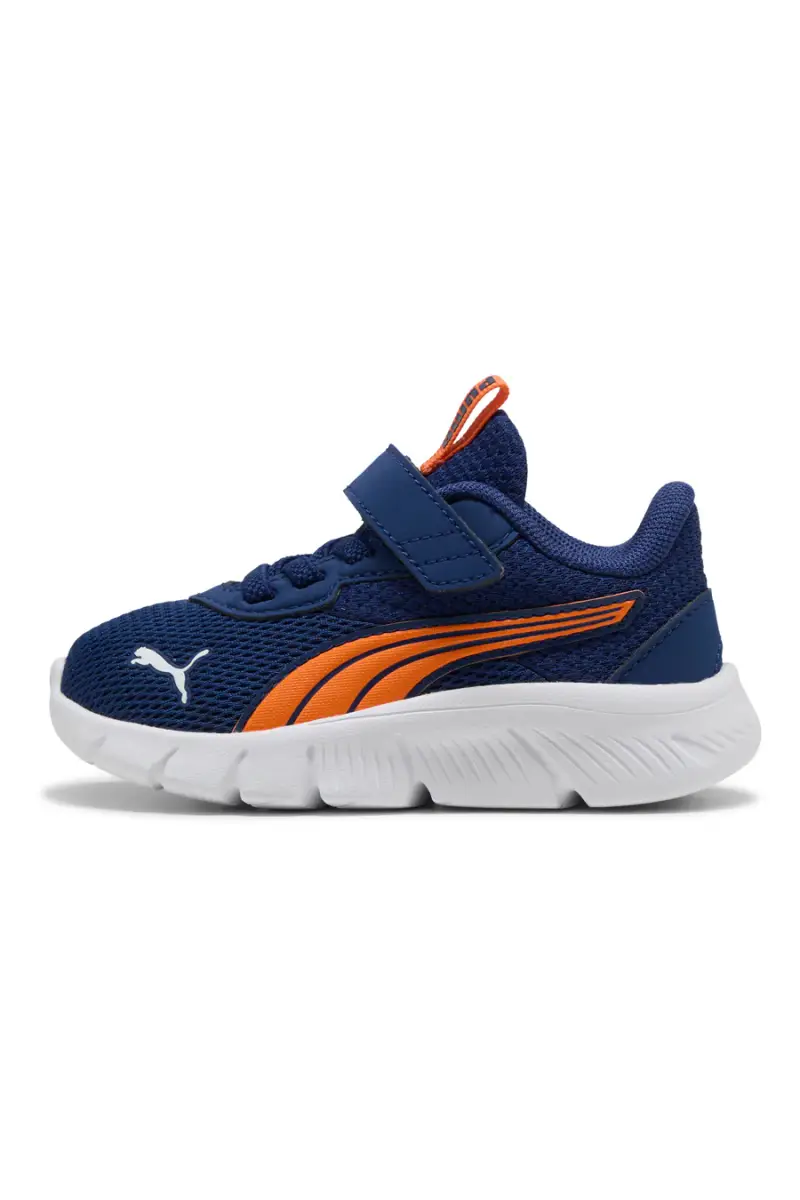 Sneakers blu arancioni leggere traspiranti Puma Flexfocus Modern AC Inf [BLUE