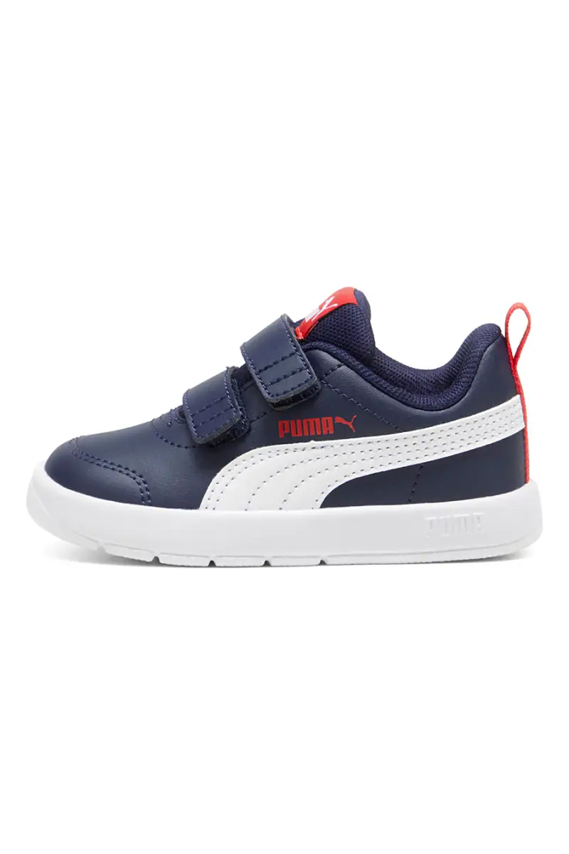 Sneakers blu con doppio strappo e dettagli bianchi Puma Courtflex V3 V Inf [ND]