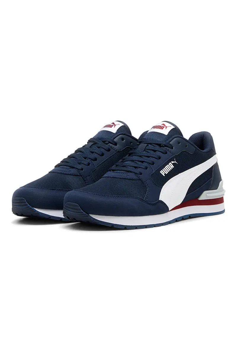 Sneakers blu e bianche in mesh Puma ST Runner v4 Mesh [NAVY miniatura 2
