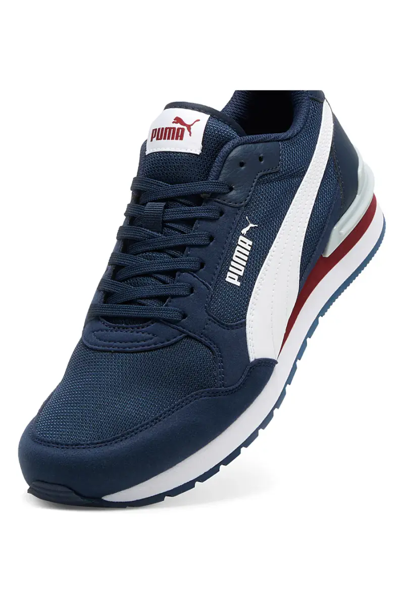 Sneakers blu e bianche in mesh Puma ST Runner v4 Mesh [NAVY miniatura 5