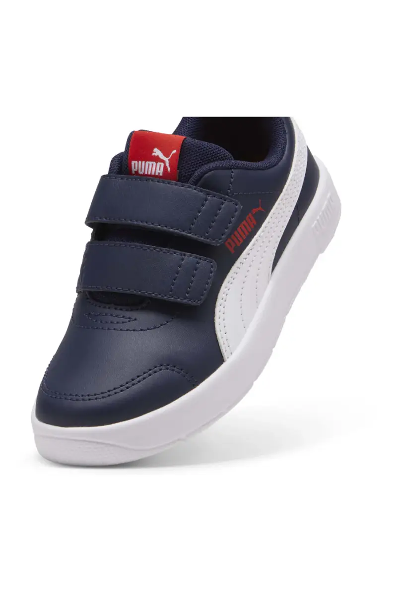 Sneakers Blu e Bianche Puma Courtflex V3 V PS [BLU miniatura 4