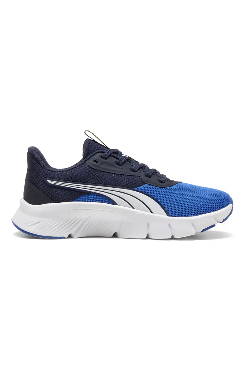 Sneakers blu e gialle running leggere Puma Flexfocus Lite Modern Jr [BLUE miniatura 4