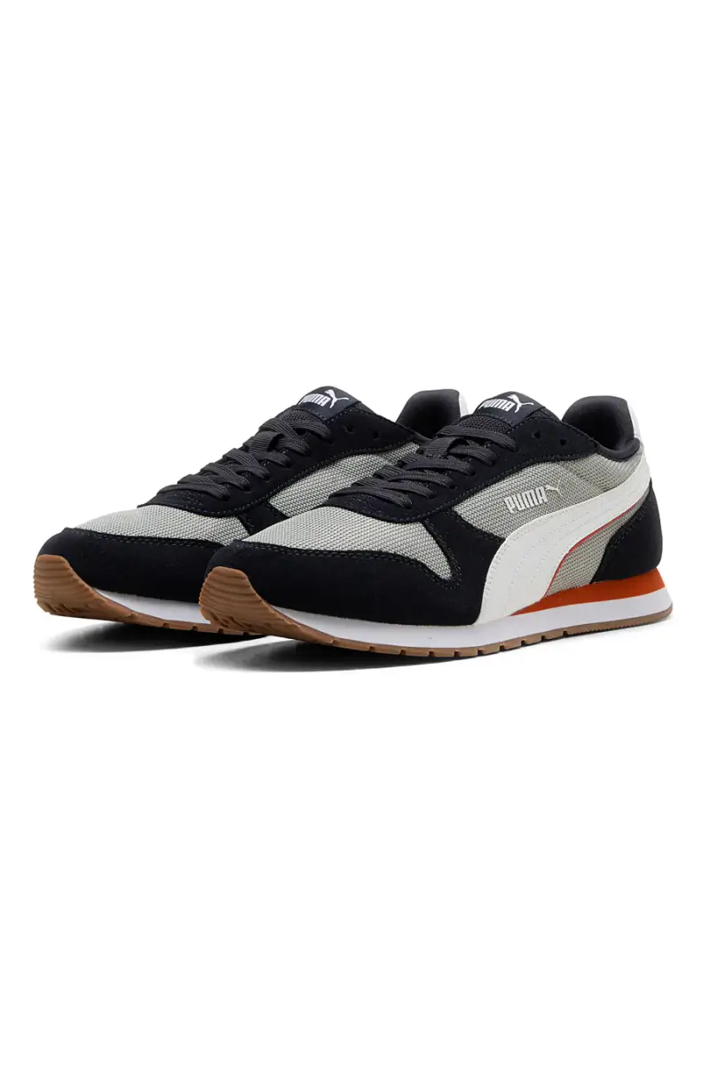 Sneakers blu e grigie in mesh con dettagli scamosciati Puma ST Miler [GRIGIO miniatura 2