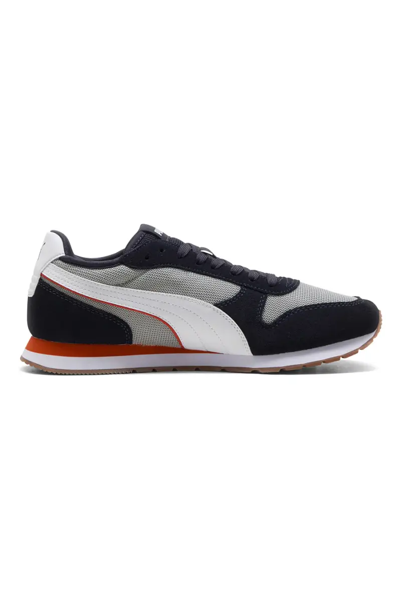 Sneakers blu e grigie in mesh con dettagli scamosciati Puma ST Miler [GRIGIO miniatura 3