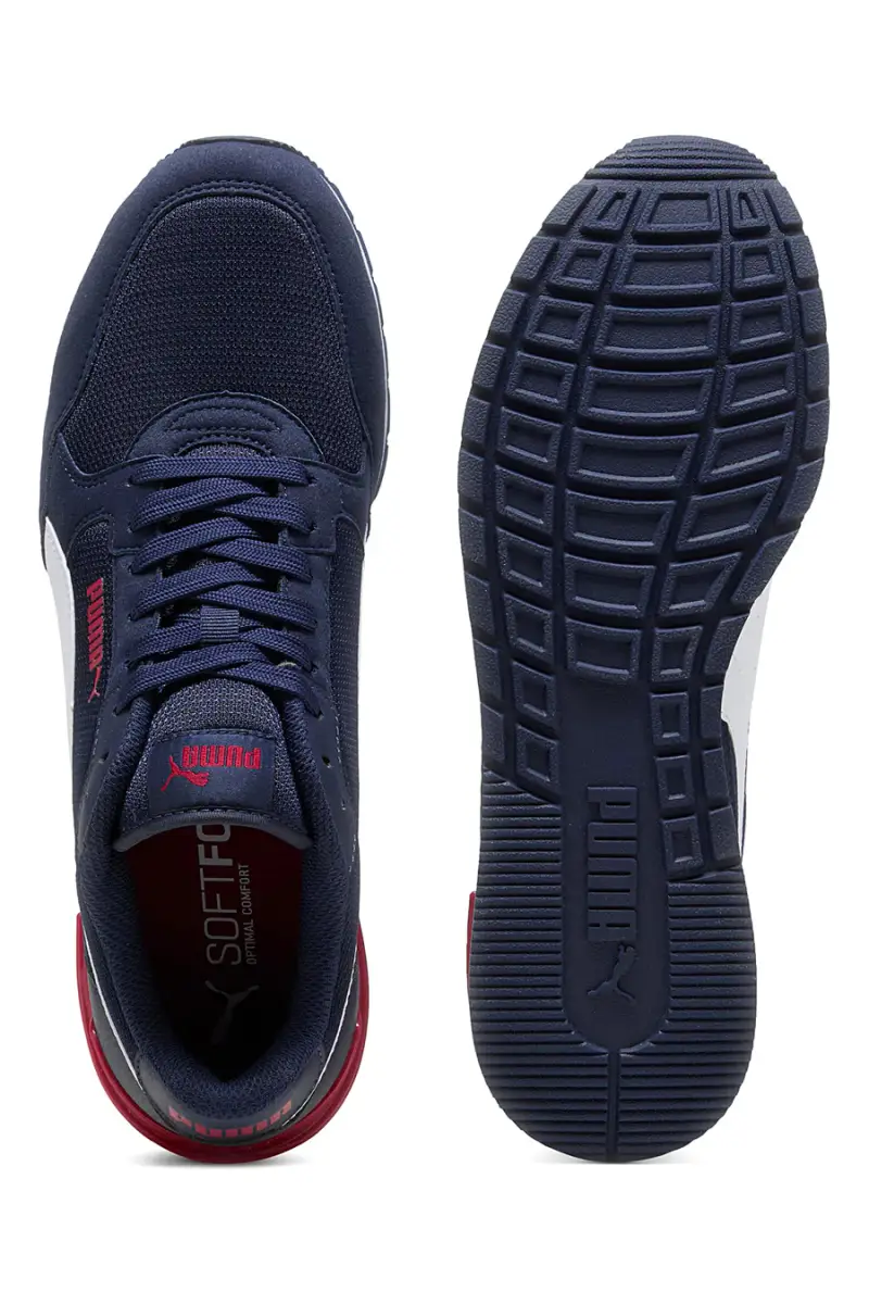 Sneakers Blu e Rosse PUMA ST Runner v4 Mesh [NAVY miniatura 4