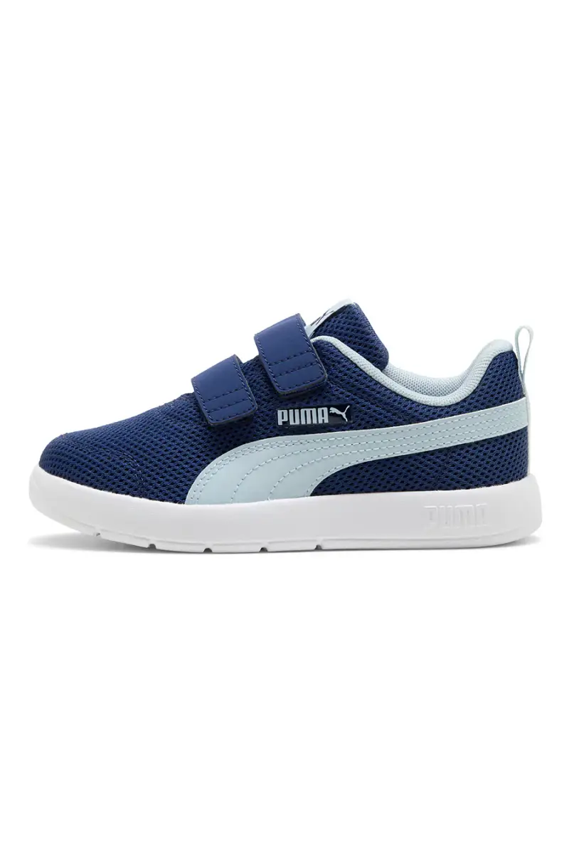 Sneakers blu leggere con soletta estraibile Puma Courtflex V3 Mesh PS [BLUE]