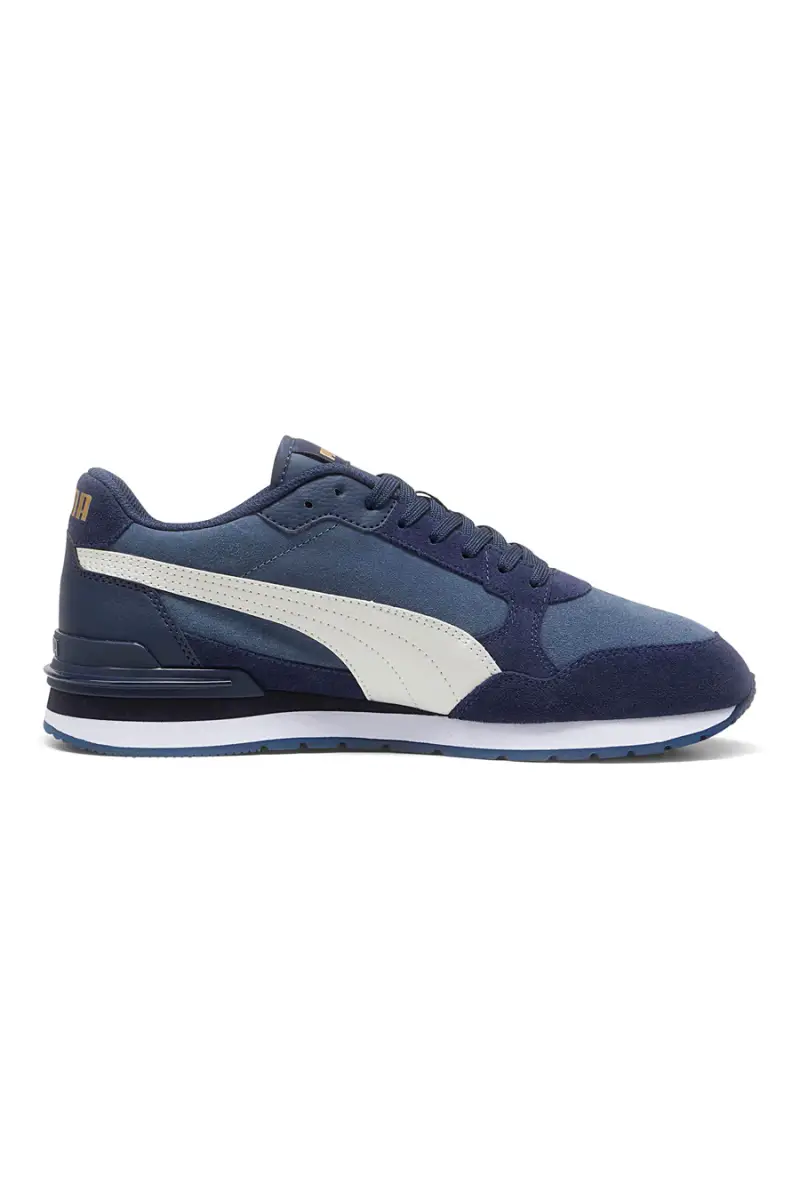 Sneakers blu scamosciate retrò Puma ST Runner v4 SD [BLU] miniatura 3