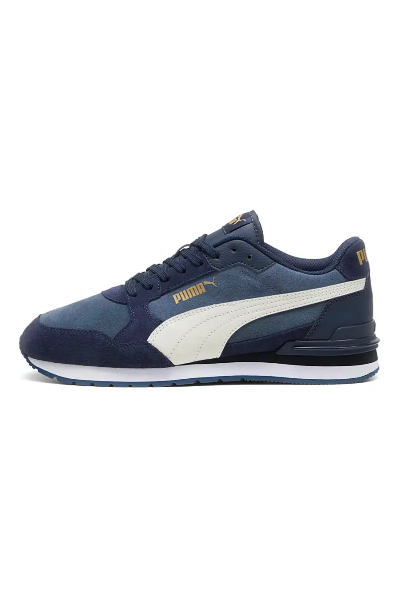 Sneakers blu scamosciate retrò Puma ST Runner v4 SD [BLU]