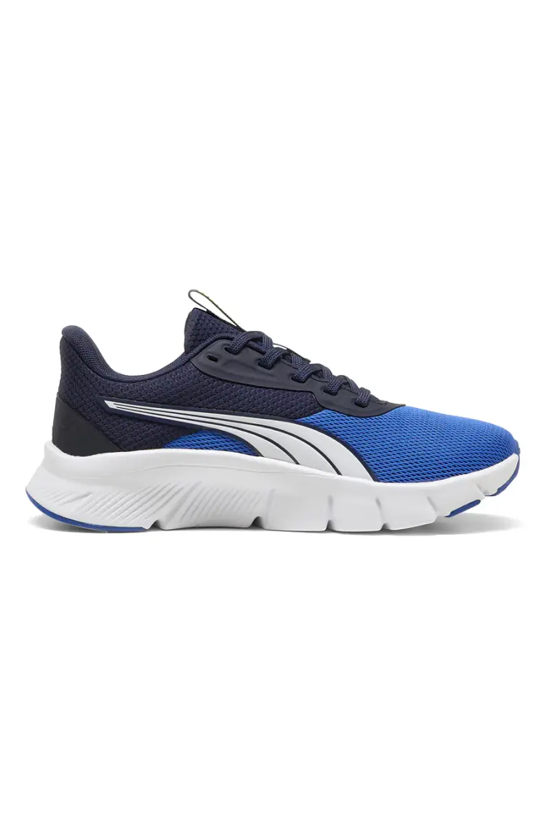 Sneakers blu traspiranti con suola flessibile Puma FlexFocus Lite Modern Jr [BLU] miniatura 3