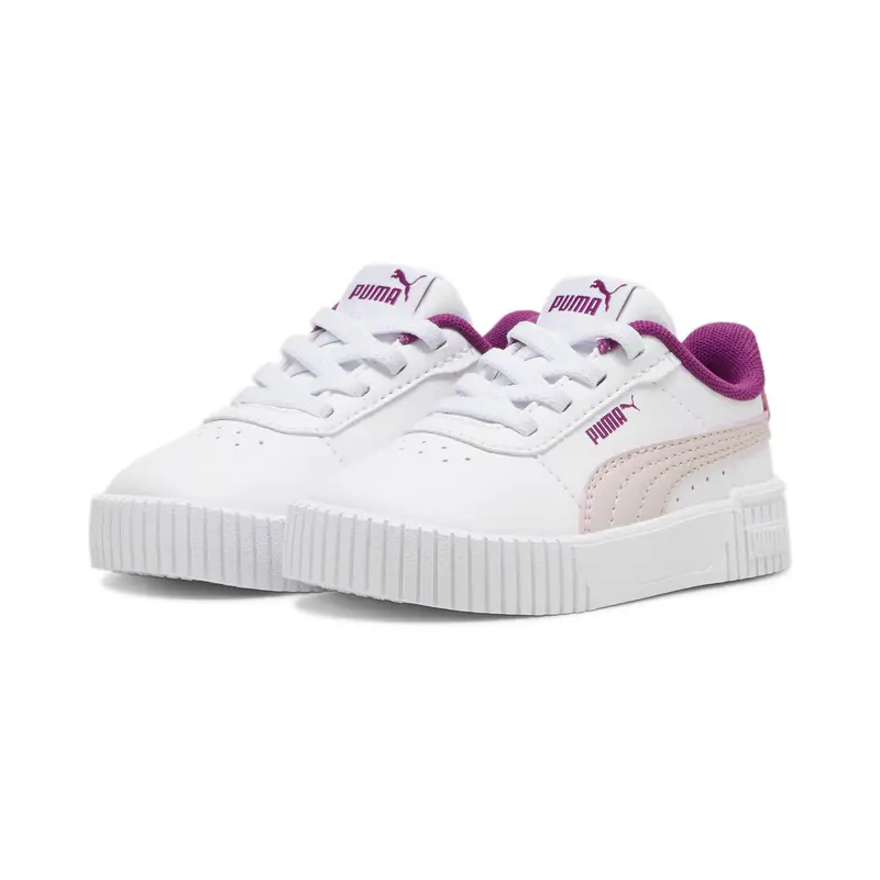Sneakers Carina 2.0 AC da bimba PUMA White Mauve Mist Magenta Gleam Pink | Puma Bianco