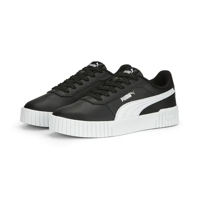 Sneakers Carina 2.0 da donna PUMA Black White Silver Metallic | Puma Nero