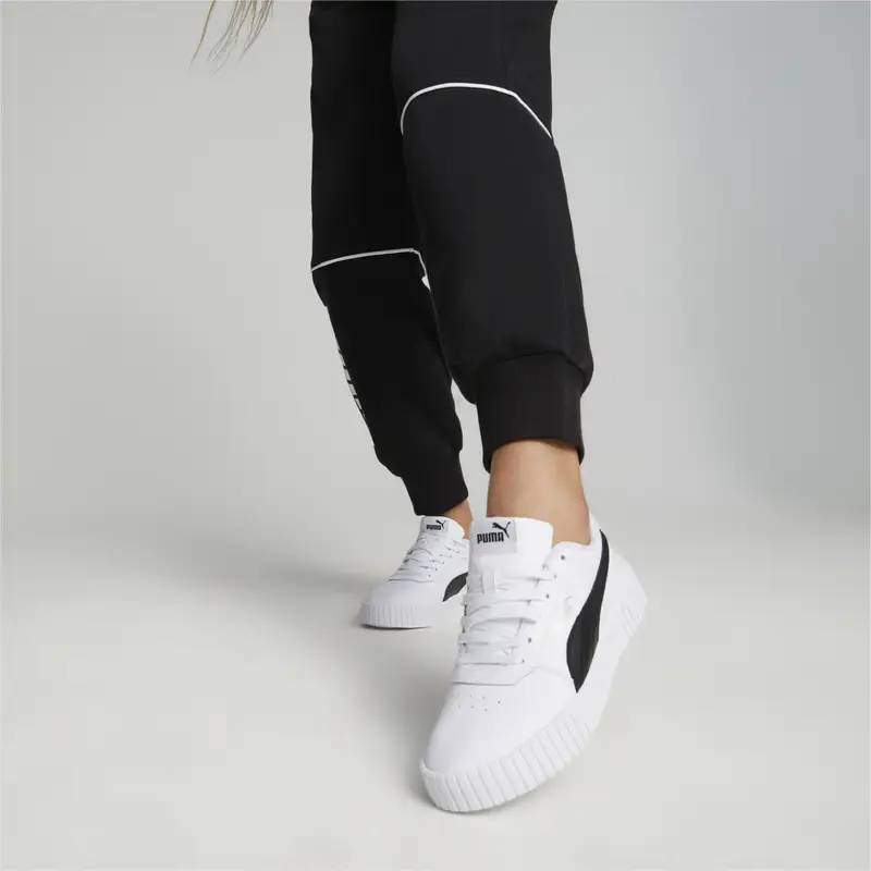 Sneakers Carina 2.0 da donna PUMA White Black Silver Gray | Puma Bianco