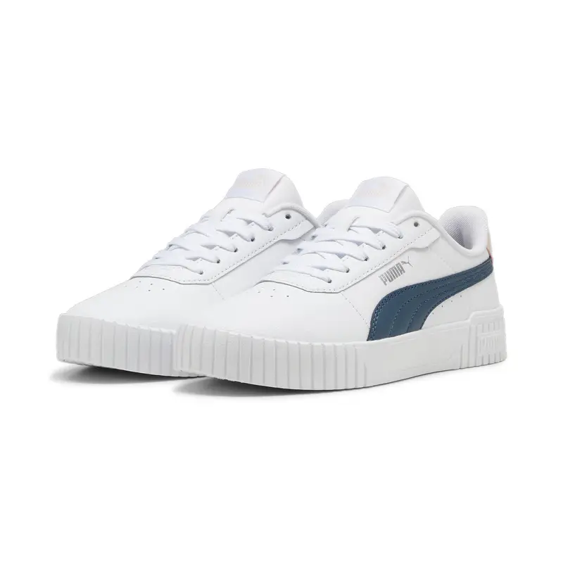 Sneakers Carina 2 0 da donna PUMA White Gray Skies Island Pink | Puma Bianco