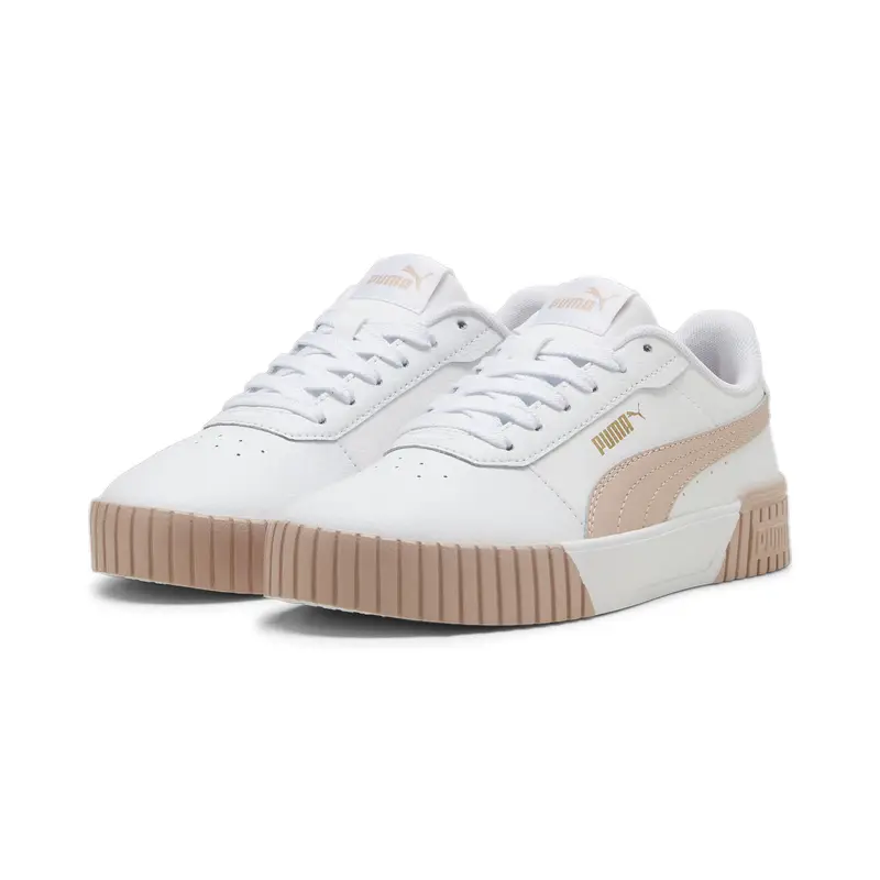 Sneakers Carina 2.0 da donna PUMA White Rose Quartz Gold Pink | Puma Bianco