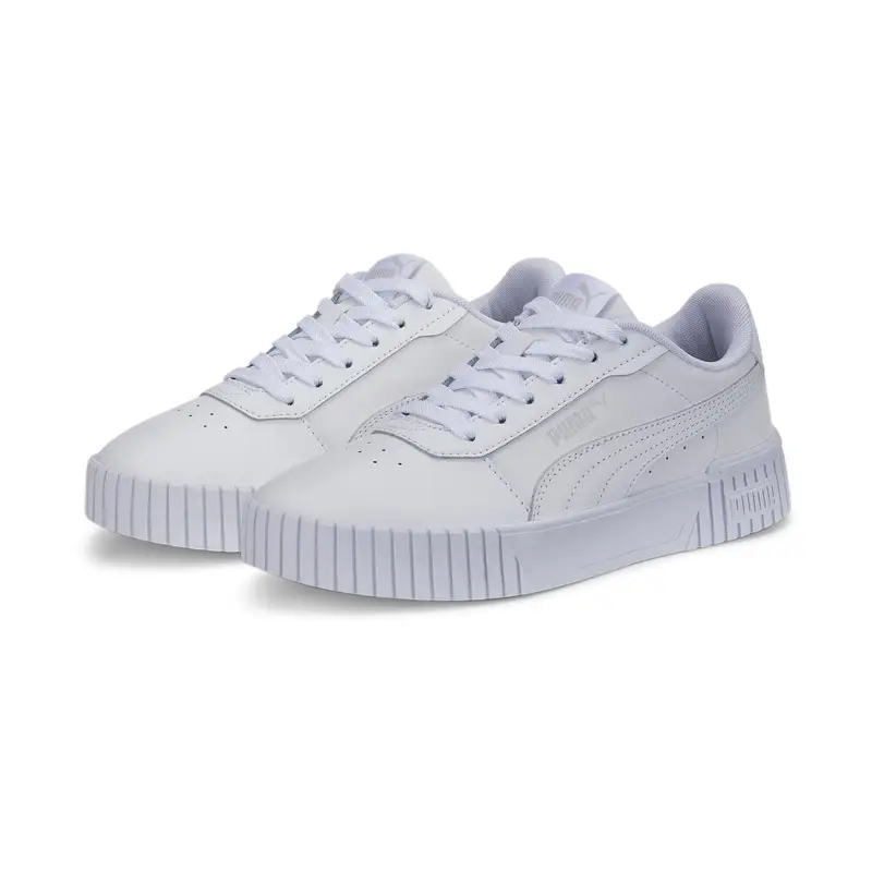Sneakers Carina 2.0 da ragazza PUMA White Silver Gray | Puma Bianco