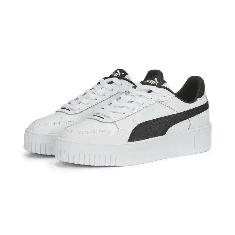 Sneakers Carina Street da donna PUMA White Black Silver Metallic | Puma Bianco naturale