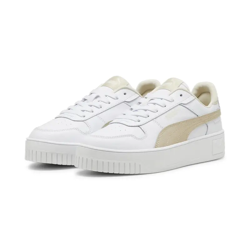 Sneakers Carina Street da donna PUMA White Putty Beige | Puma Bianco