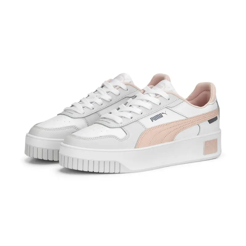 Sneakers Carina Street da donna PUMA White Rose Dust Feather Gray Pink | Puma Rosa orchidea